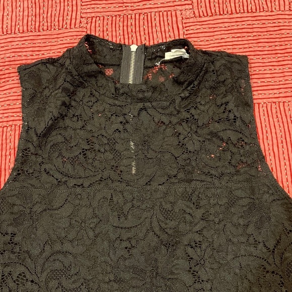 Garage women’s large Black Lace one piece shortsuit / romper - Picture 3 of 15